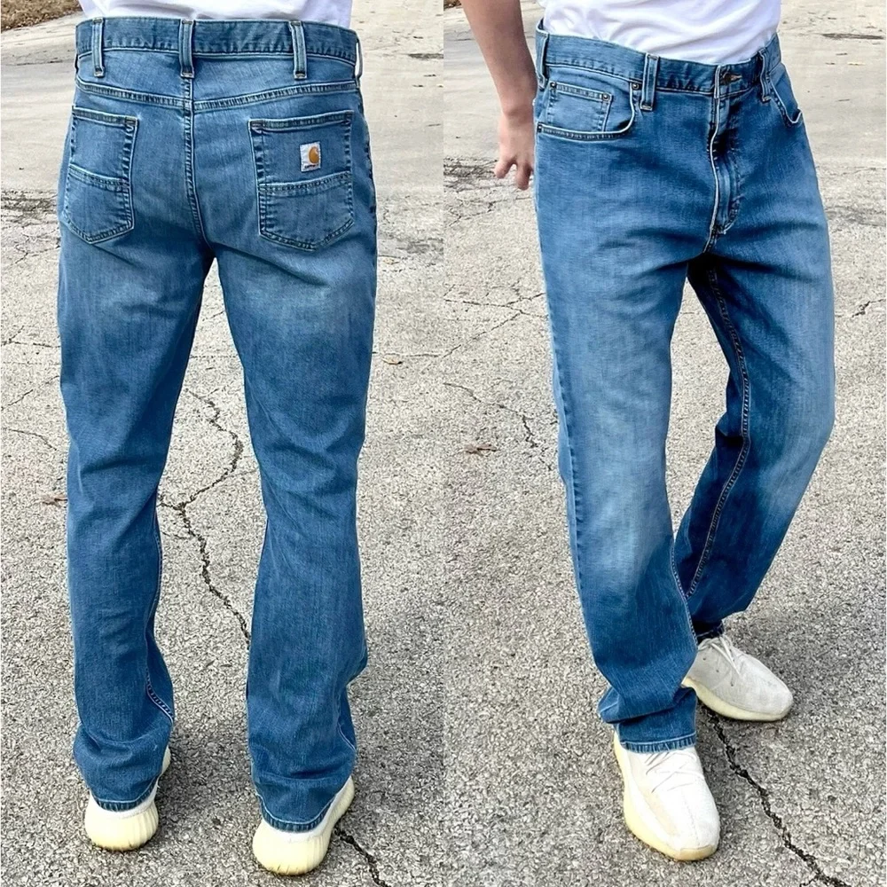 - Carhartt 36x34 Rugged Flex Straight Leg Jeans! EUC!